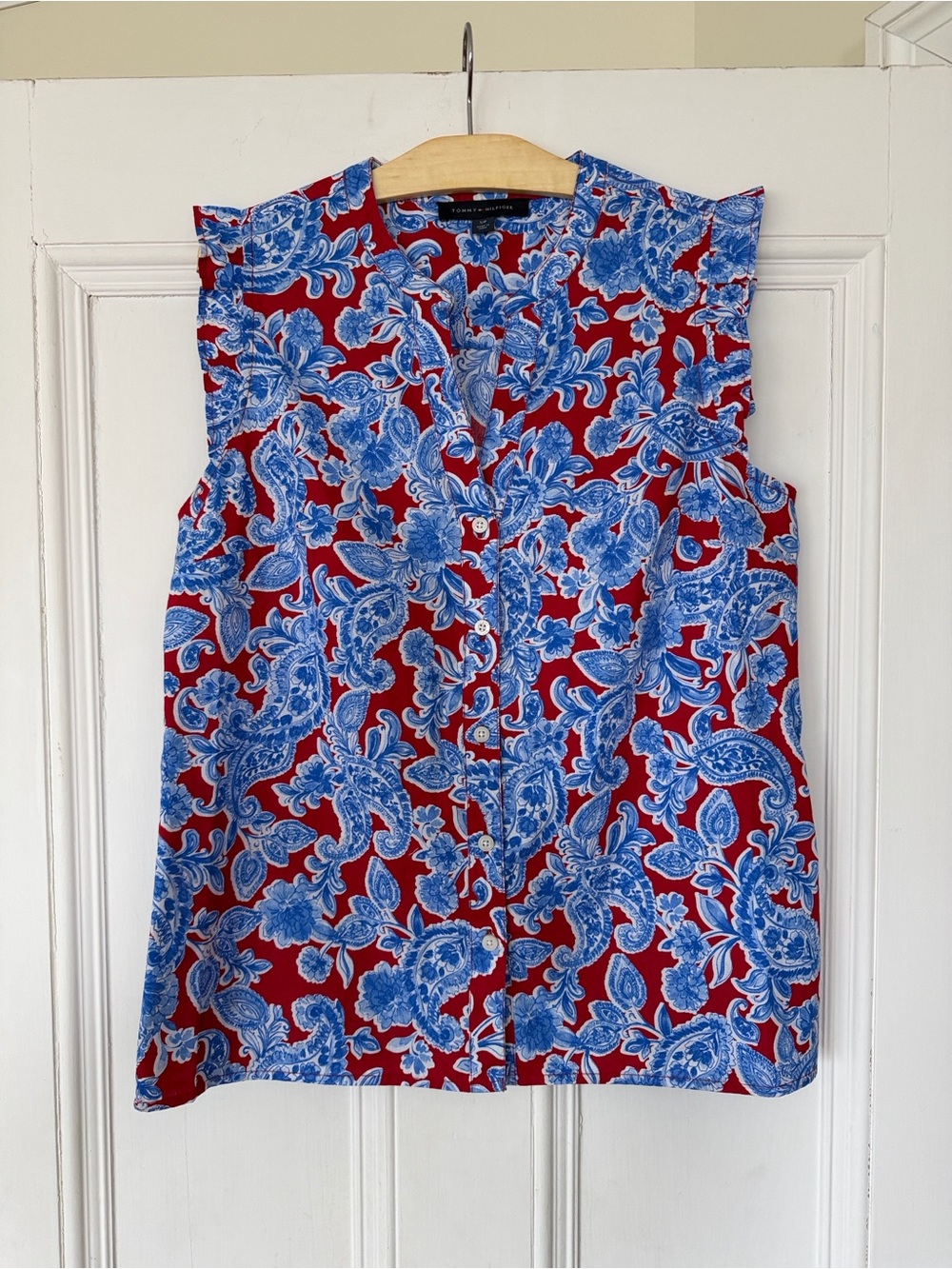 Tommy Hilfiger sleeveless button down